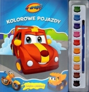 Kolorowe pojazdy W drogę /z farbkami/