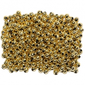 Koraliki Titanum, plastikowe - złote (390725)