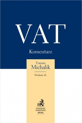 VAT Komentarz - Michalik Tomasz