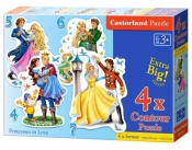 Puzzle 4-5-6-7 Princesses in Love