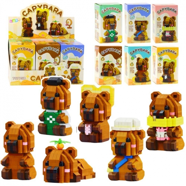 <img src='https://webimage.pl/pics/461/5/d5905991085461.jpg' style='height:440px' /> Klocki konstrukcyjne kapibara 3D 204-263el MIX