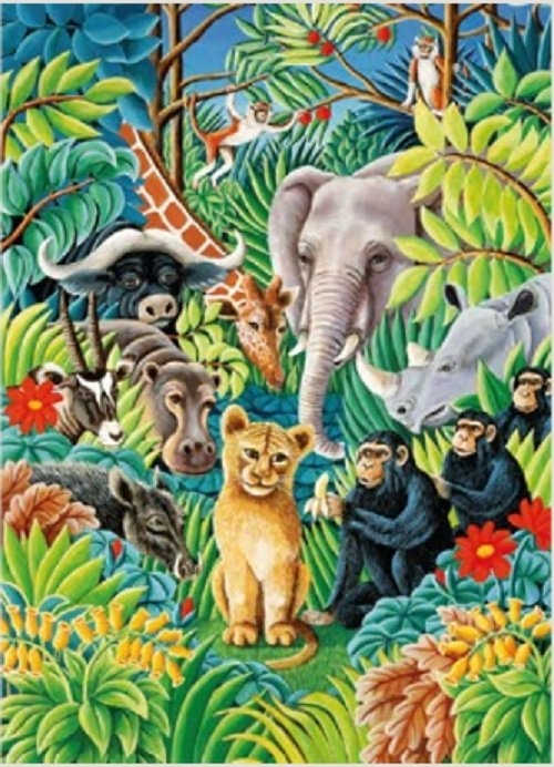 Karnet B6 z kopertą Jungle Party