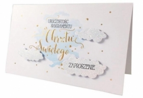 Zaproszenie ZP-017 Chrzest (5 szt.)
