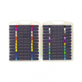 Markery akrylowe artystyczne dwustronne - Art&Hobby, 24 szt.