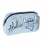 Piórnik saszetka pluszowa - Stitch - Blue Aloha