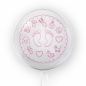Tuban, balon 45 cm - Stópki, różowy (TB 3646)