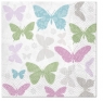 Serwetki Paw Butterflies - mix 330 mm x 330 mm (SDL086800)