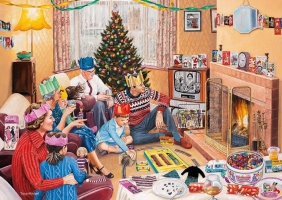 Gibsons, Puzzle 4x500: Magia świąt Bożego Narodzenia (G50462) - Trevor Mitchell