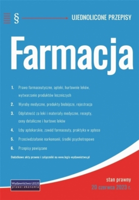 Farmacja - ujednolicone przepisy - Praca zbiorowa