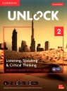 Unlock 2 Listening, Speaking and Critical Thinking Student's Book with Digital Dimond-Bayir Stephanie, Russell Kimberley, Sowton Chris