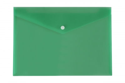 Teczka koperta A4 półprzezoczysta zielona TKP-02-02