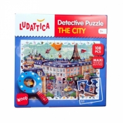 LUDATTICA Puzzle 108 elementów. Mały detektyw w mieście (52462)