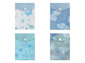 Teczka kopertowa na zatrzask nadruk Motyle A6