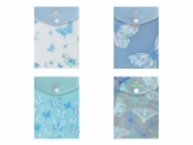 Teczka kopertowa na zatrzask nadruk Motyle A6