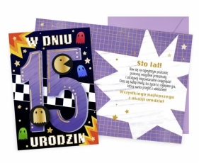 Karnet Urodziny 15