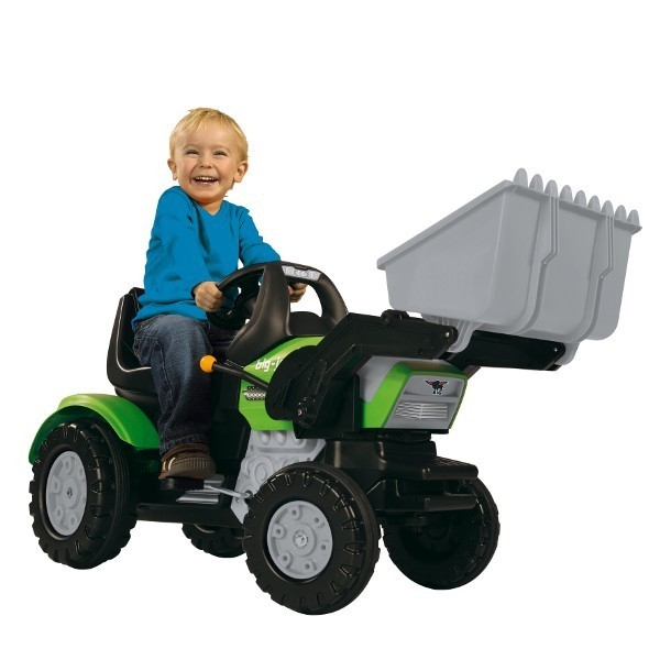 BIG Traktor John XL z ła dowarkąopłata za transpo