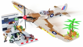 Cobi: Mała Armia WWII. Supermarine Spitfire Mk.IX - Maintenance Hangar (5546)
