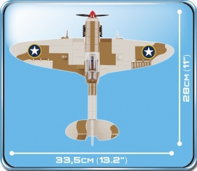 Cobi: Mała Armia WWII. Supermarine Spitfire Mk.IX - Maintenance Hangar (5546)