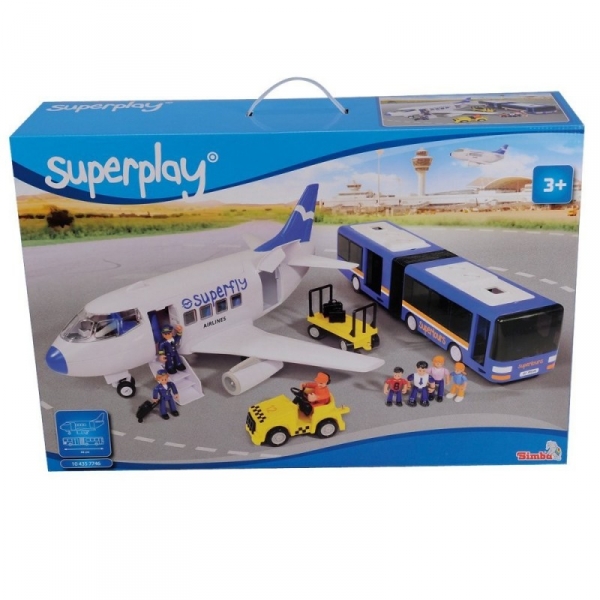 Superplay Mega zestaw z samolotem (104357746)