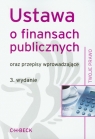 Ustawa o finansach publicznych oraz przepisy wprowadzające