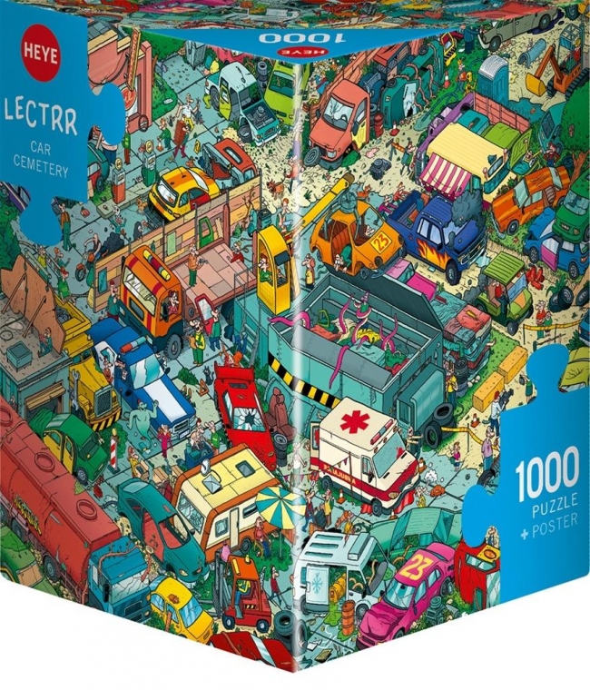 Puzzle 1000 Na złomowisku (Puzzle+plakat)