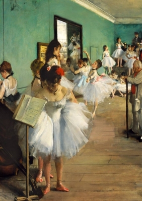 Bluebird Puzzle 1000: Szkoła tańca, Edgard Degas, 1874 (60046)