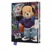 Pamiętnik z kłódką 80 kartek - Cool Bear