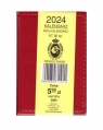 Kalendarz 2024 A7 Premium - Czerwony