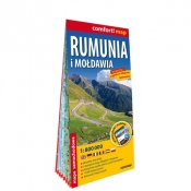 Rumunia i Mołdawia laminowana mapa samochodowo-turystyczna 1:800 000 - Opracowanie zbiorowe