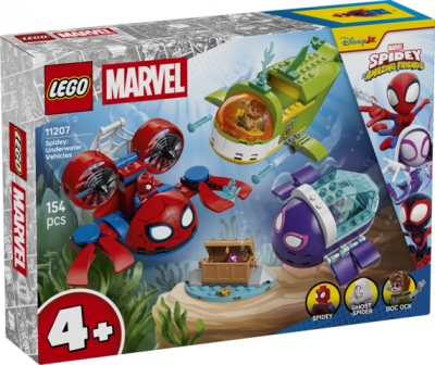 <img src='https://webimage.pl/pics/463/2/d5702018062463.jpg' style='height:440px' /> LEGO Spidey Podwodne pojazdy 11207