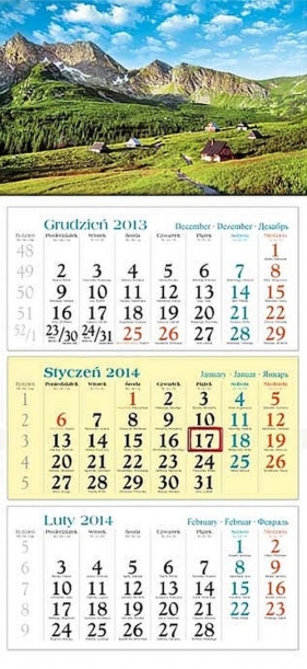 Kalendarz 2014 Hala - <br />