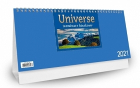 Kalendarz 2021 Biurkowy Universe - niebieski CRUX - Praca zbiorowa