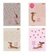 Zeszyt A4/32k kratka - Lovely Dachshund, 1 szt