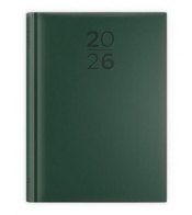 Kalendarz 2026 A5 dzienny print zielony