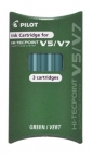 Naboje do cienkopisu Pilot V5 Hi-Tecpoint Cardige System 3 szt. zielone (IC-50-V5-G)