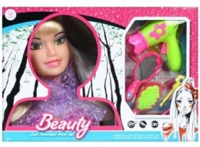 Głowa do stylizacji z akcesoriami