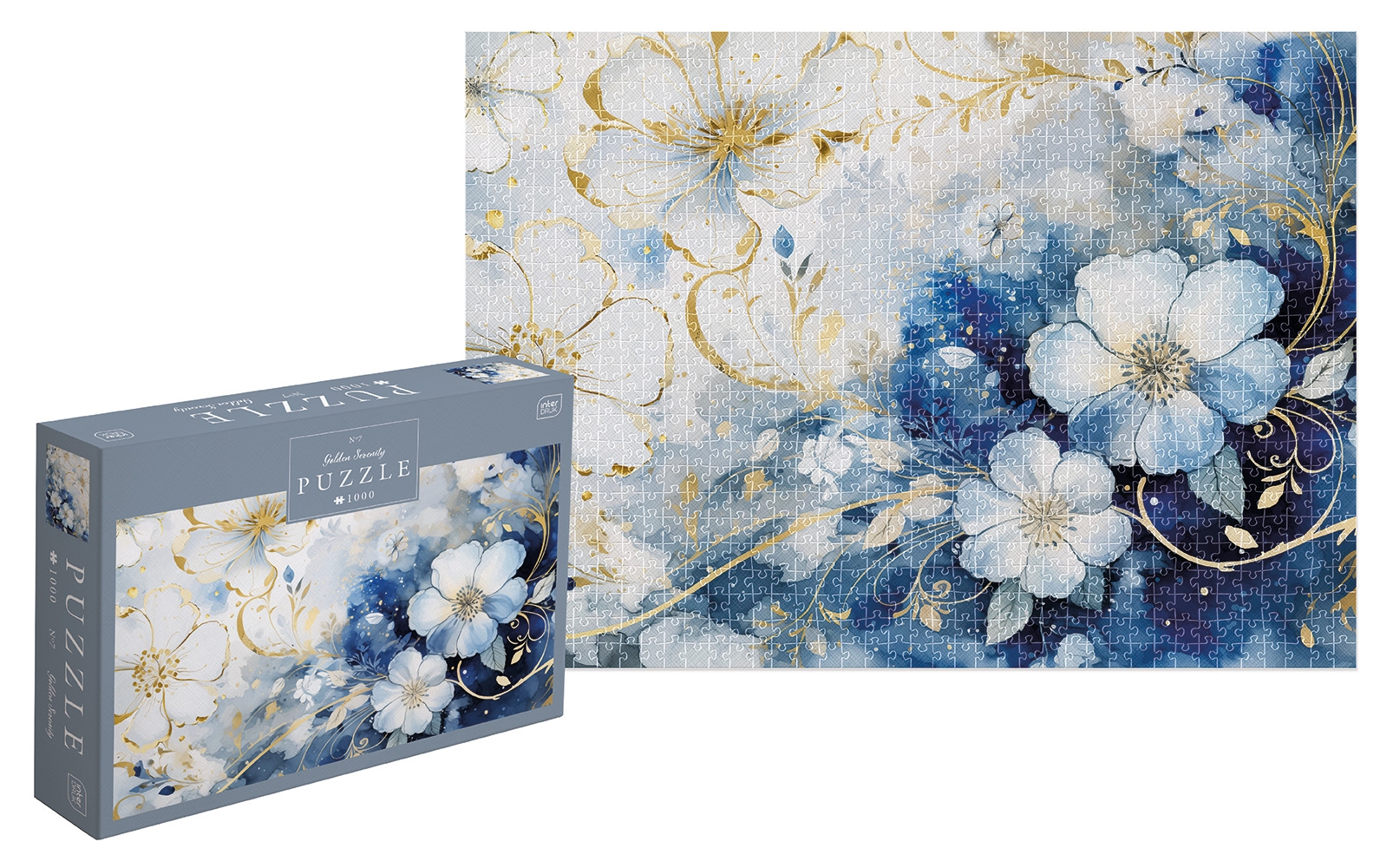 Interdruk, Puzzle 1000: Flowers 7 - Golden Serenity