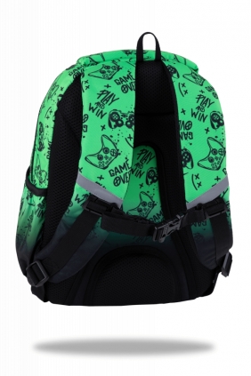 Coolpack, Plecak szkolny Jerry - Game Over Gradient Green (F029969)