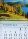 Kalendarz 2012 KT06 Ławeczka trójdzielny