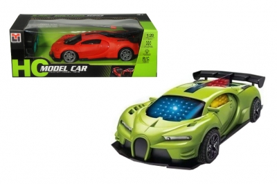 Pojazd auto sportowe sterowane pilotem ze światłem