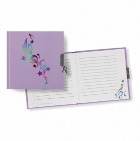 Pamiętnik na kłódkę Music