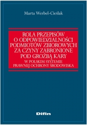 Rola przepisów o odpowiedzialności podmiotów zbiorowych za czyny zabronione pod groźbą kary