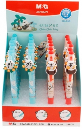 Długopis żelowy Cha Cha niebieski (24szt)