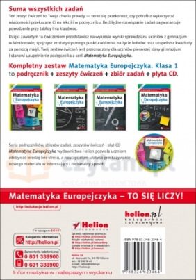 Matematyka Europejczyka 1 zeszyt ćwiczeń część 1 - Grzybowska Aleksandra, Madziąg Ewa, Muchowska Małgorzata