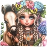 <img src='https://webimage.pl/pics/464/6/d6971901346464.jpg' width='400' height='395'> Notatnik 100x100/48K gładki TW Dziewczynka z kon.