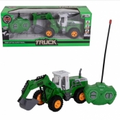 Zdalnie sterowany traktor-koparka na baterie