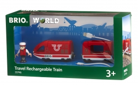 Brio Trains & Vehicles: Czerwona lokomotywa z USB (63374600)