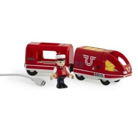 Brio Trains & Vehicles: Czerwona lokomotywa z USB (63374600)