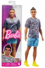 Lalka Barbie Fashionistas Ken z brązowymi włosami (HPF80)