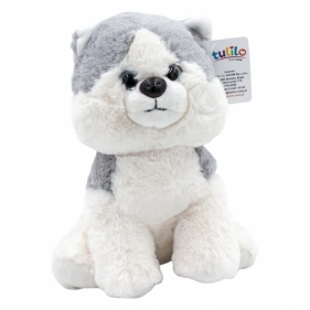 Maskotka Piesek Oli Szaro-biały 23 cm (5098a)